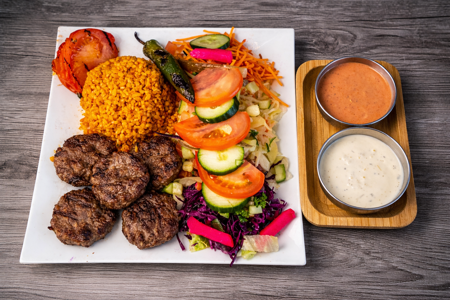 Kofte Kebab Plate